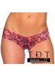 BodyZone Apparel Lace Print Scrunch-Back Super Micro Shorts - PR1244PL - 2 Colours