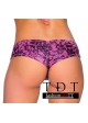 BodyZone Apparel Lace Print Scrunch-Back Super Micro Shorts - PR1244PL - 2 Colours