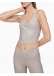 Calvin Klein Performance Allover Logo Cropped Tank Top - PFCT3833