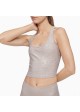 Calvin Klein Performance Allover Logo Cropped Tank Top - PFCT3833