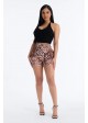 Firenze Leopard Bike Shorts