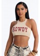 Rowdy Cropped Tank Top