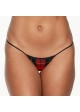 Frederick's of Hollywood Heartthrob Print Microfiber Mini G-String Panty - X17-3078