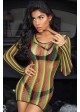 Leg Avenue Rasta Net Mini Dress - 86959