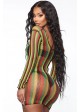 Leg Avenue Rasta Net Mini Dress - 86959