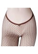 Sparkly V-Waist Medium Mesh Carnival Tights - 3 Colours
