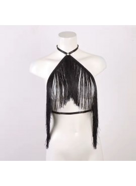 Ultra Sexy Tassel Halter Top