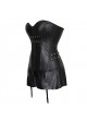 Kranchungel Sexy Women's Punk Rock Faux Leather Corset