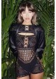 Mesh & Net Long Sleeve Romper Mesh & Net Long Sleeve Romper