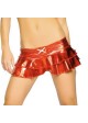 ROMA Metallic Double-Layer Mini Skirt - SKLQ107