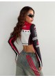 Coolane Streetware Racing Longsleeve Crop Top