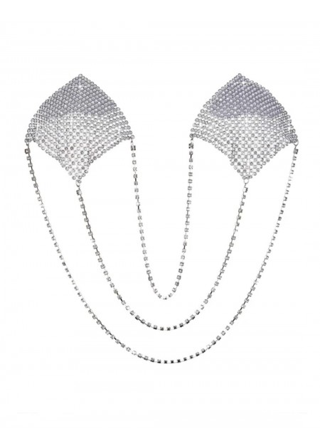 Diamond Rhinestone Detail Nipple Covers