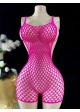 Sleeveless Fishnet Romper - 2 Colour Options