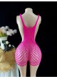 Sleeveless Fishnet Romper - 2 Colour Options