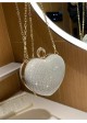 Heart Bling Party Clutch
