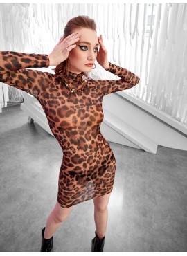 Leopard Print Bodycon Dress