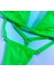 Lime-Green Tiny Thong Bikini