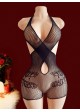 Mesh Criss-Cross Halter Romper - 2 Colour Options