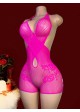 Mesh Criss-Cross Halter Romper - 2 Colour Options