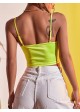 Ruched Crop Cami Top