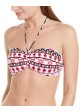 Tommy Bahama Cerise Tie-Front Bandeau Bikini Top - TSW82228T