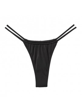 Victoria's Secret Ruched Shine Thong Swim Bottom - 11216416