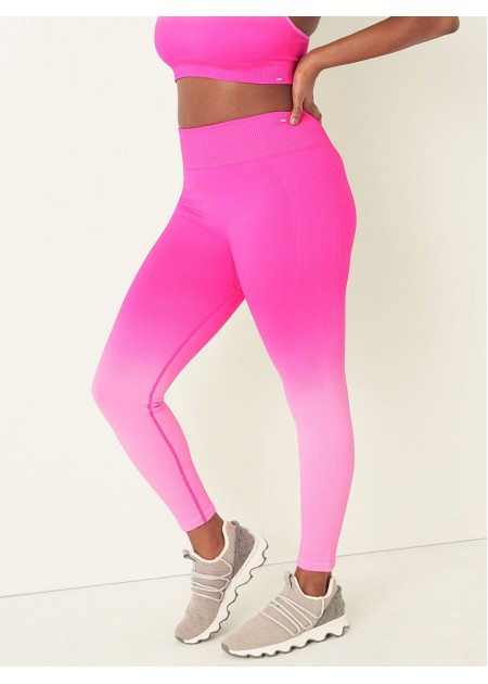 Victoria's Secret PINK Seamless High Waist Full Length Textured Rib Tight - 11185720