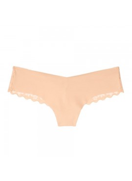 Victoria's Secret Sexy Illusions No Show Mesh Back Thong Panty - 11168866