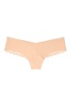 Victoria's Secret Sexy Illusions No Show Mesh Back Thong Panty - 11168866