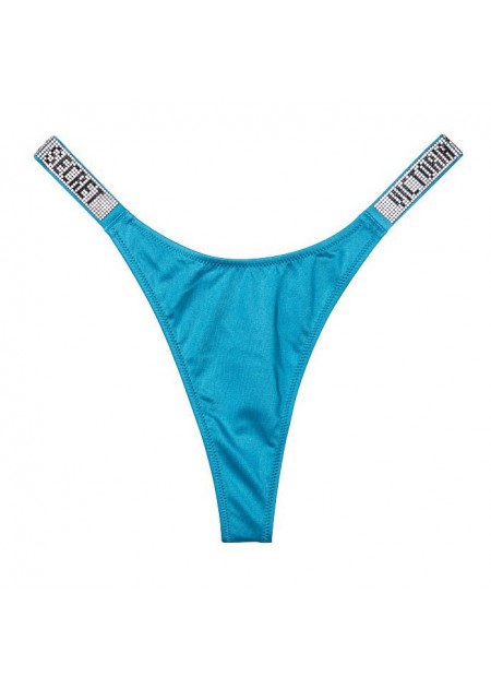 Victoria's Secret Shine Strap Laguna Thong Swim Bottom - 11187484