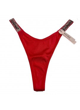 Victoria's Secret Shine Strap Thong Bikini Swim Bottom - 11187484