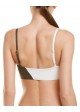 Vince Camuto Colorblocked Square Neck Bikini Top - V46639