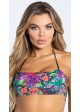 Tropical Oasis Bandeau Bikini Top