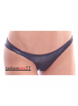 BodyZone Apparel New Years Exposed Ruched-Back Bikini Bottom - NY171182