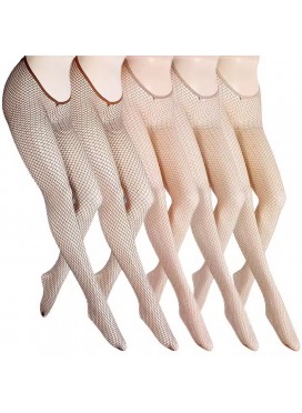 Sparkly V-Waist Medium Mesh Carnival Tights - 3 Colours