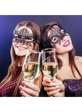 Seductive Embroidered Eye Mask - 6 Design Options