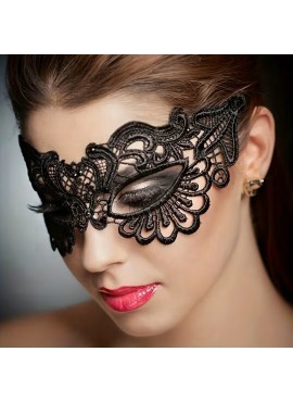 Ornate Embroidered Eye Mask