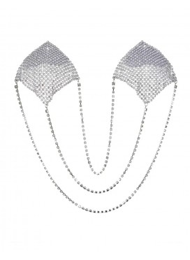 Diamond Rhinestone Detail Nipple Covers